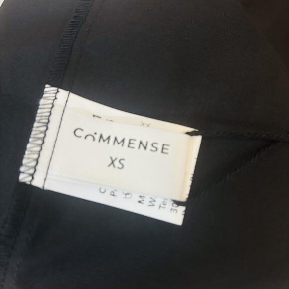 Commense Dress Womens Extra Small Black Maxi Tiered Spaghetti Open Back NEW - Picture 8 of 12